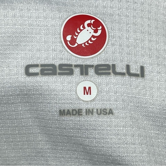 Vintage Castelli Cycling Jersey Mens Medium Short Sleeve Pockets Zip Up - Picture 4 of 11